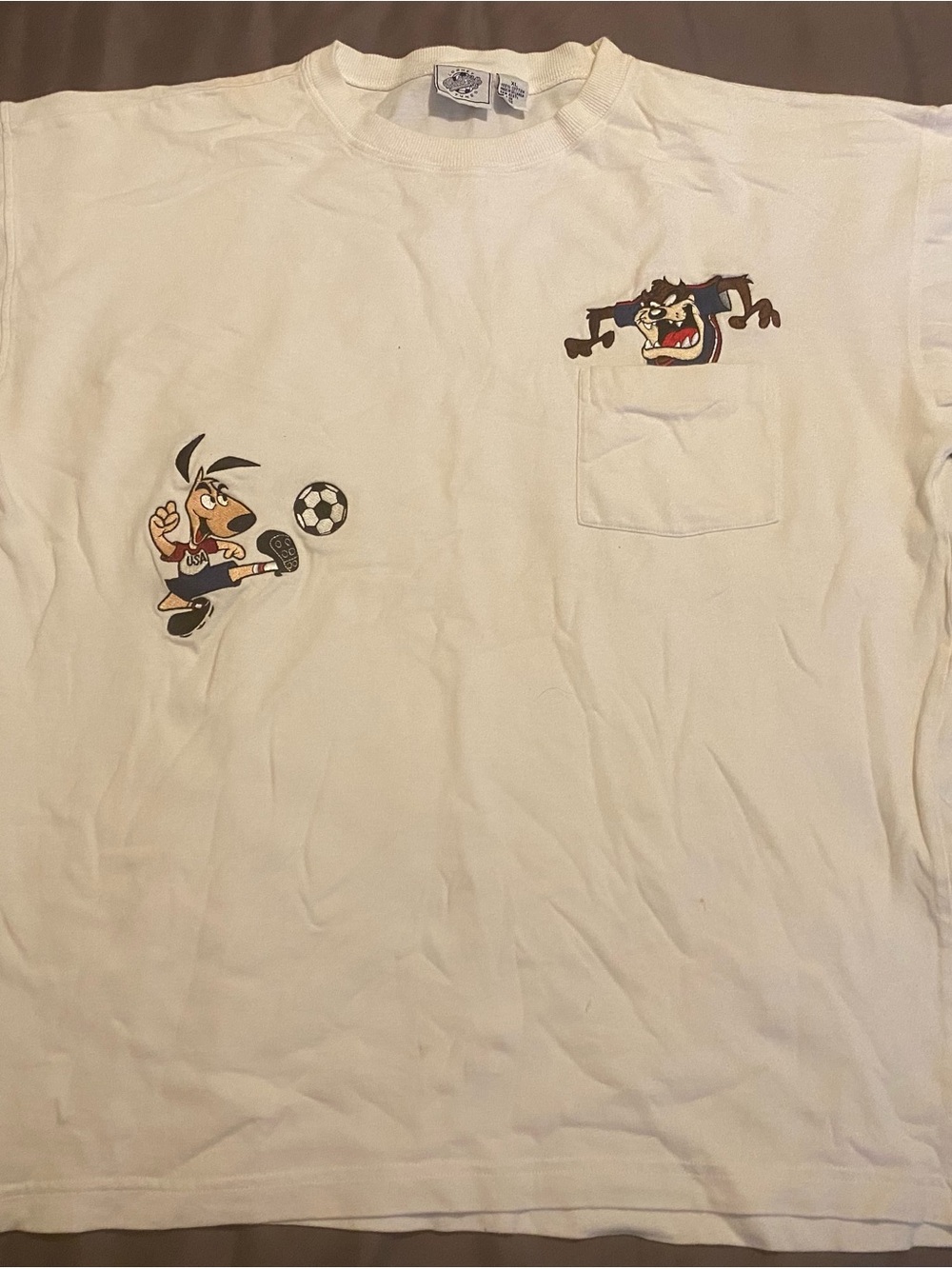 1994 FIFA World Cup USA Promo Looney Tunes Shirt